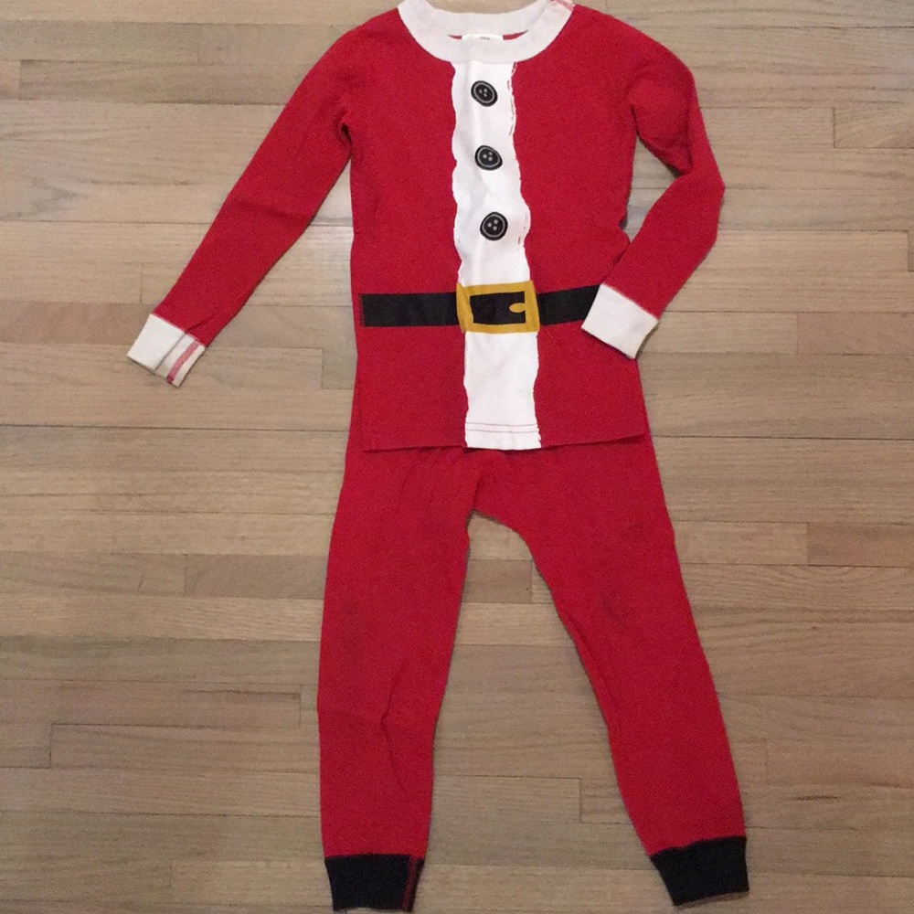 Hanna Anderson Santa pajamas
